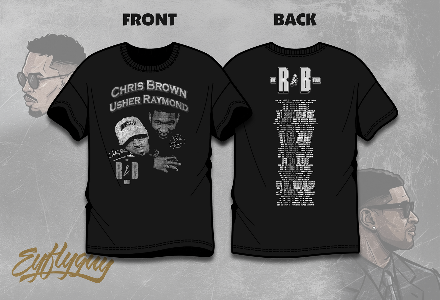 Raymond and Brown R&B Tour Vintage Tee