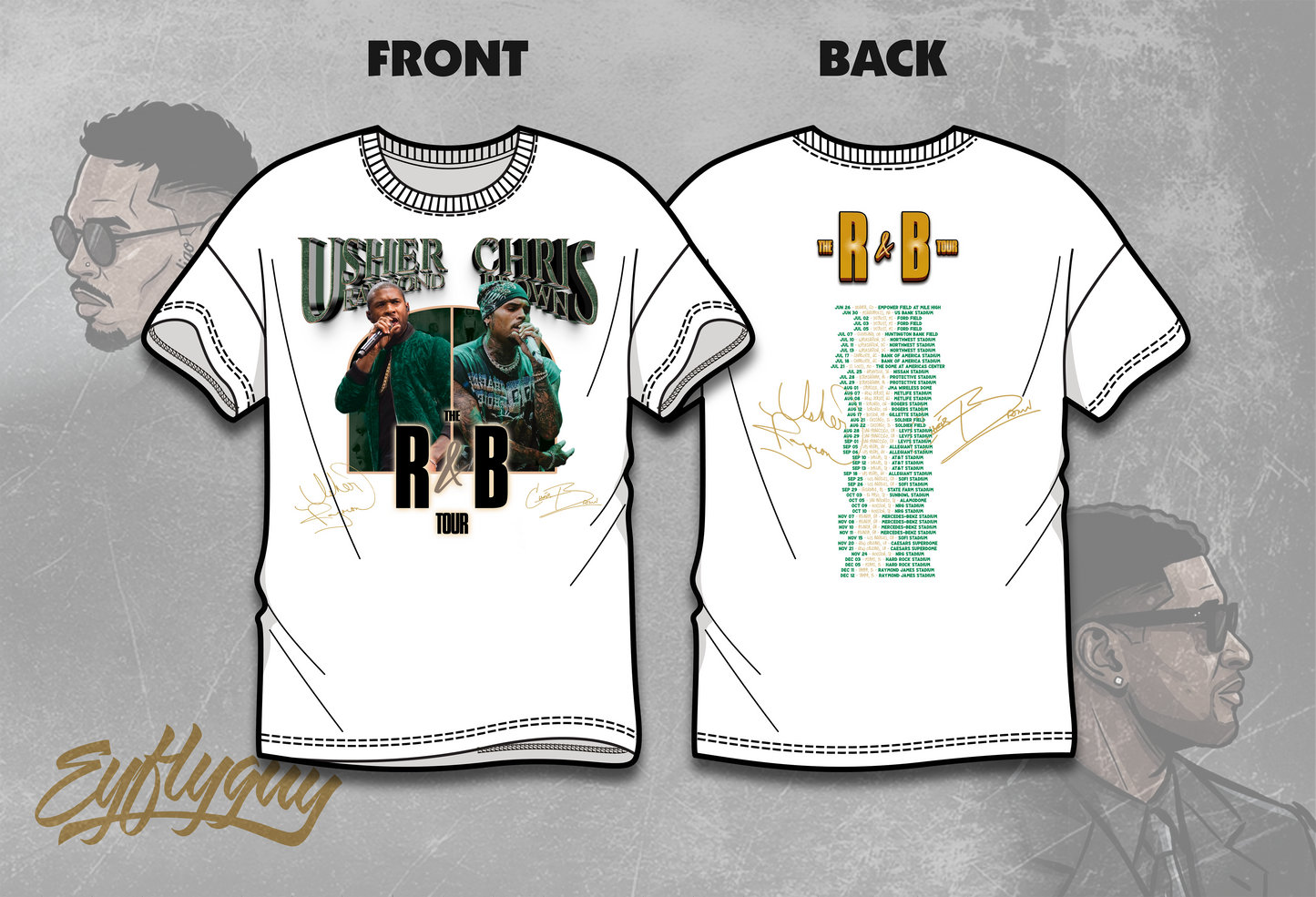 Raymond and Brown R&B Tour Tee