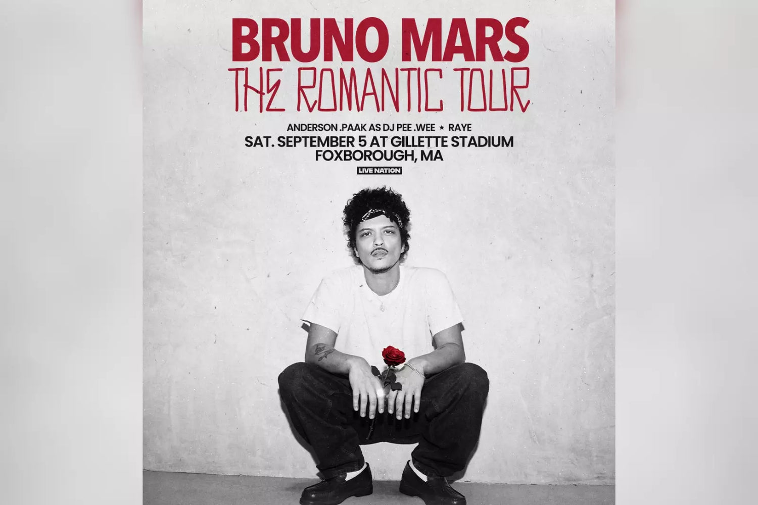 Bruno Mars The Romantic Tour
