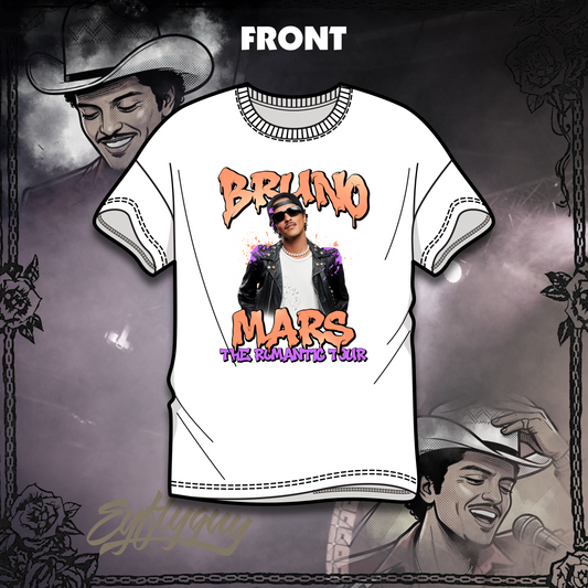 Bruno Mars Romantic Tour Rebel Tee