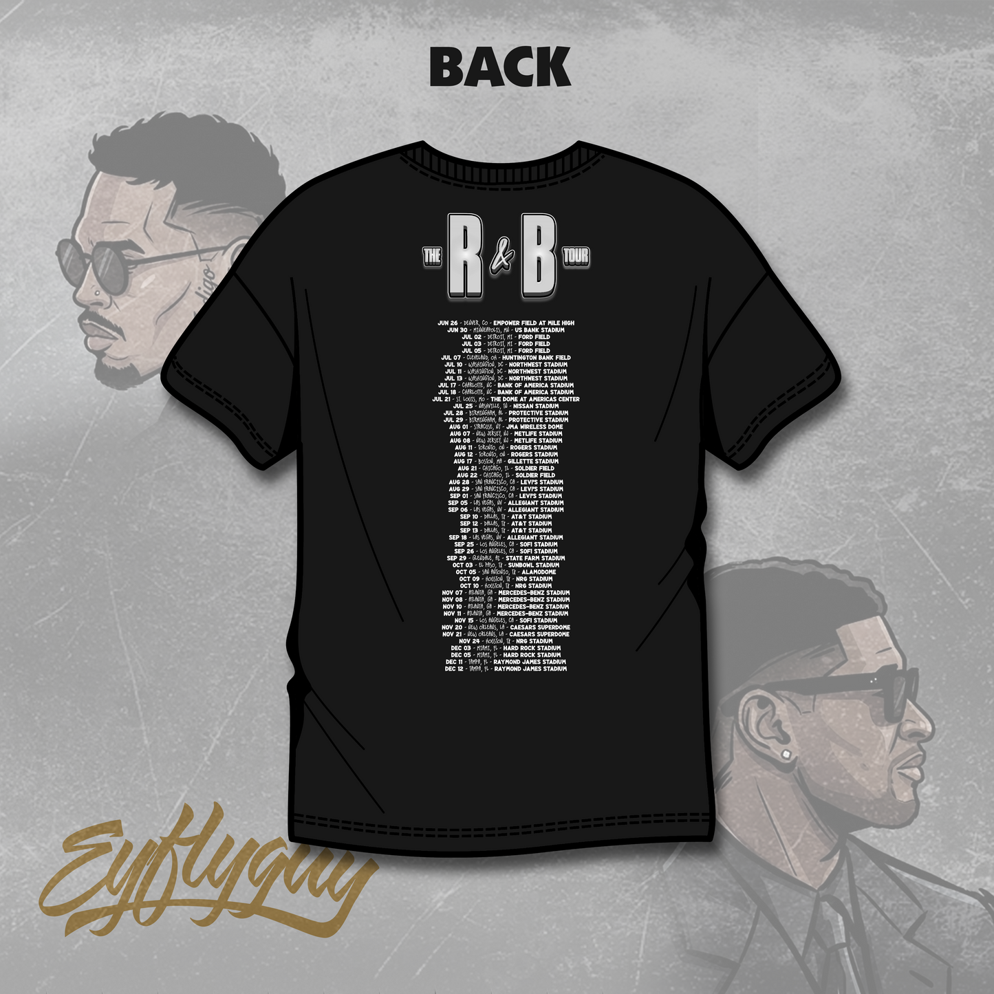 Raymond and Brown R&B Tour Vintage Tee