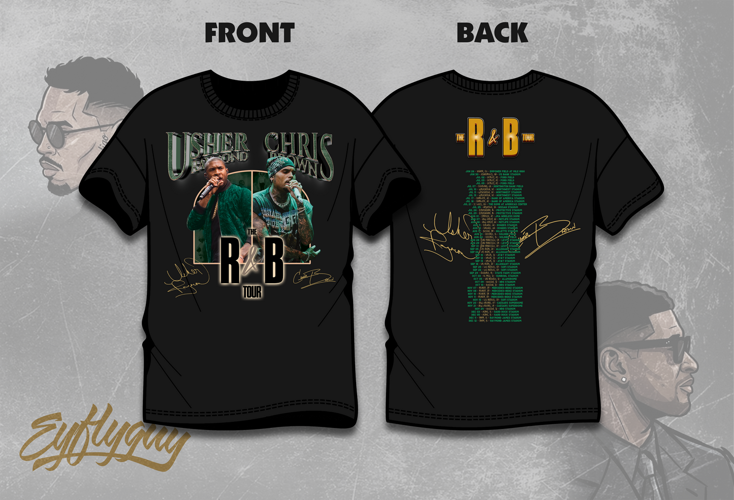 Raymond and Brown R&B Tour Tee