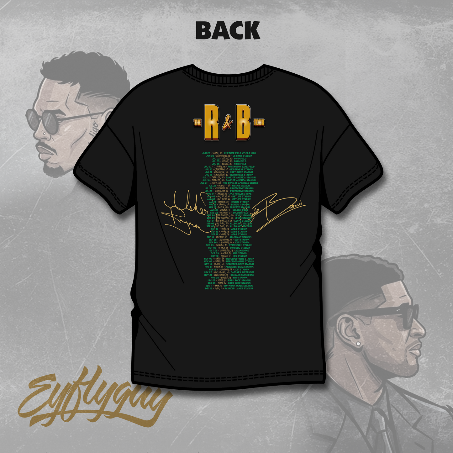 Raymond and Brown R&B Tour Tee