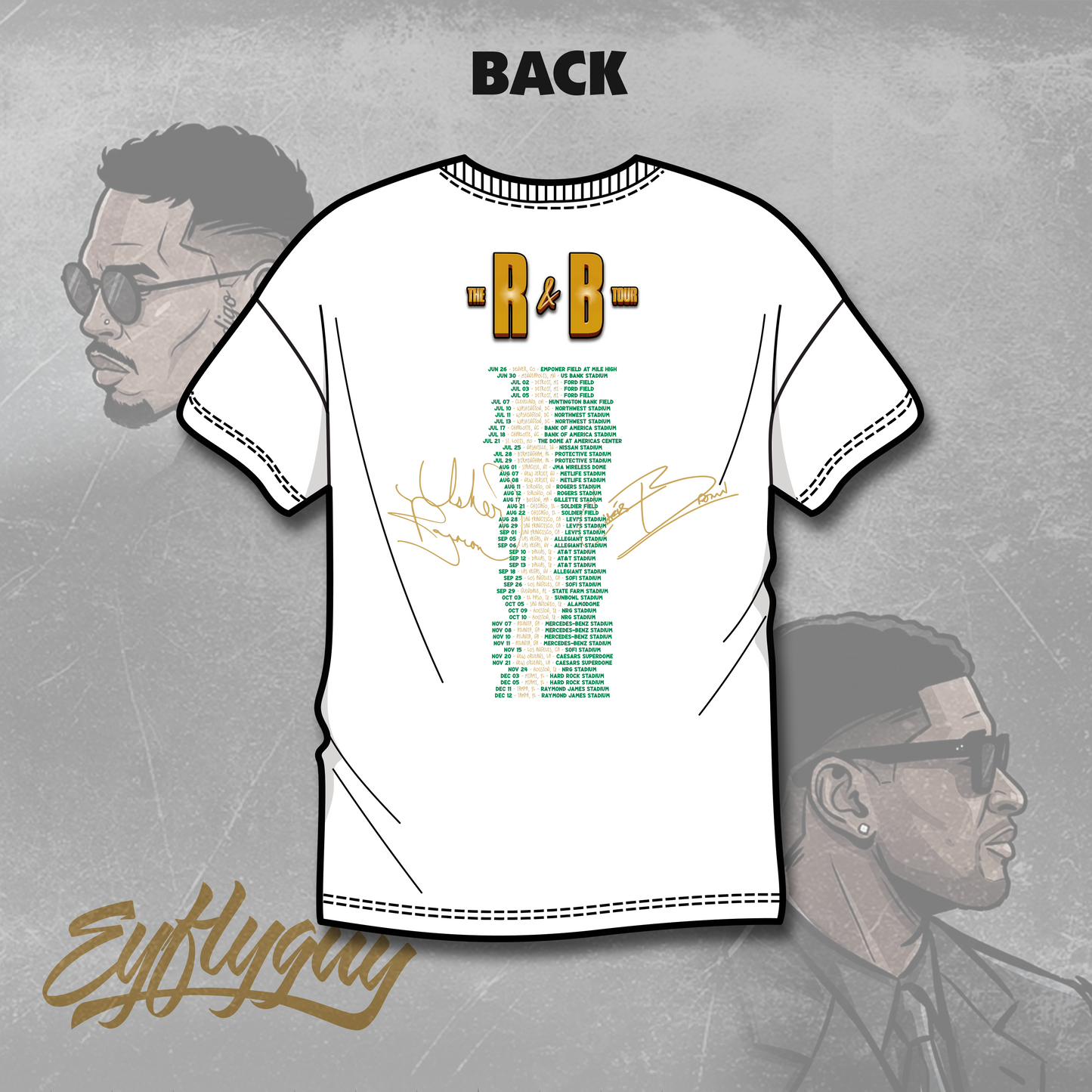 Raymond and Brown R&B Tour Tee