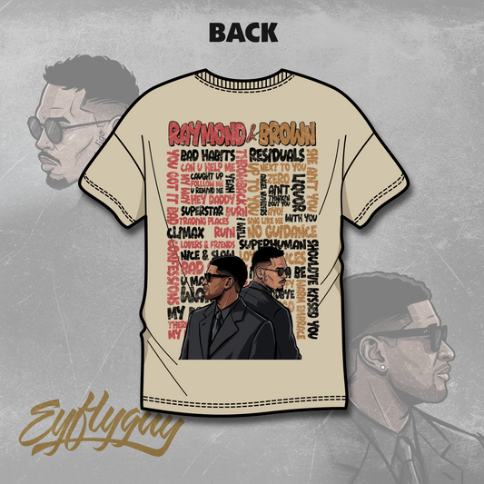 Raymond and Brown R&B Tour Song Title Tee